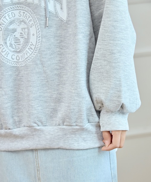 Lace Ladies（レースレディース） パーカー カレッジロゴ オーバー