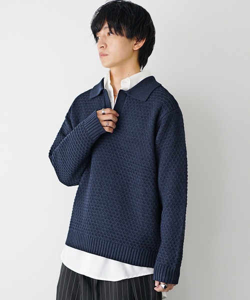 MinoriTY（マイノリティ） セーター ニット 「MinoriTY」立体ハニカム