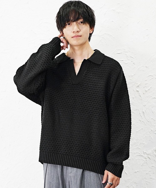 MinoriTY（マイノリティ） セーター ニット 「MinoriTY」立体ハニカム