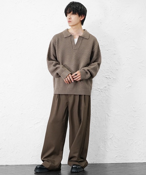 MinoriTY（マイノリティ） セーター ニット 「MinoriTY」立体ハニカム