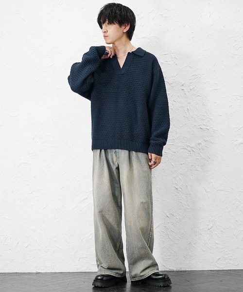 MinoriTY（マイノリティ） セーター ニット 「MinoriTY」立体ハニカム