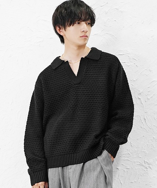 MinoriTY（マイノリティ） セーター ニット 「MinoriTY」立体ハニカム