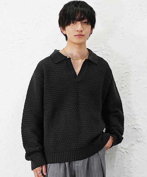 MinoriTY（マイノリティ） セーター ニット 「MinoriTY」立体ハニカム