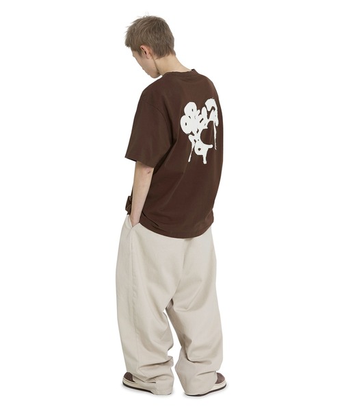 OY チノパン 「OY/オーワイ」 BELTED SIDE TWO TUCK WIDE PANTS