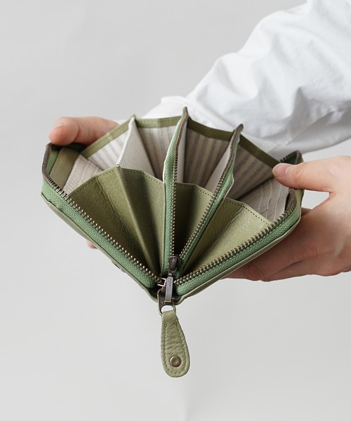 財布 「moz」モズ moz New irregular ラウンド長財布 No.86073