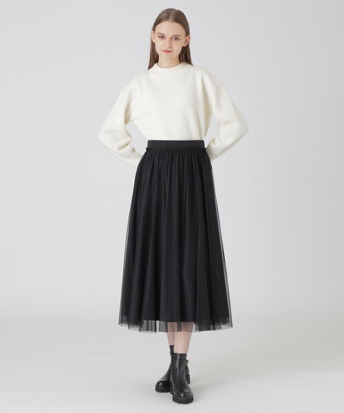 BLUE LABELクレストブリッジ ５wayチュールマキシスカート サイズ38 BLUE LABEL CRESTBRIDGE スカート 「一部店舗限定」クレスト