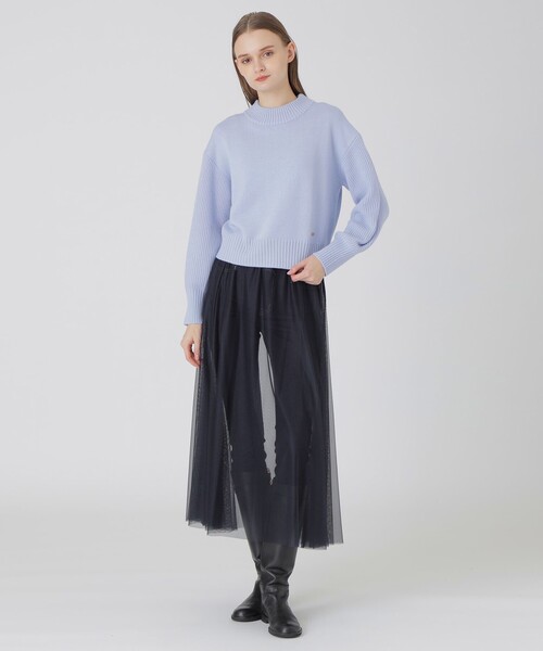 BLUE LABEL CRESTBRIDGE キュロットスカート BLUE LABEL CRESTBRIDGE(ブルーレーベル・クレストブリッジ