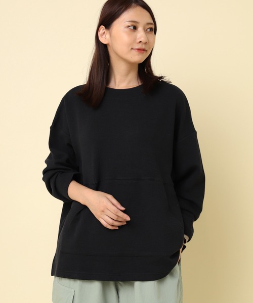tシャツ M2382 ワッフルポケットデザインプルオーバー レディース RNA-N tシャツ M2382 ワッフルポケットデザインプルオーバー