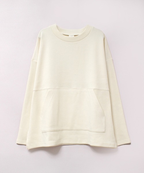 tシャツ M2382 ワッフルポケットデザインプルオーバー レディース RNA-N tシャツ M2382 ワッフルポケットデザインプルオーバー