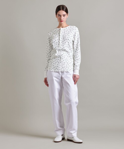 LOEFF ロエフ ブルーベリー サーマルカットソー LOEFF tシャツ 「LOEFF」ブルーベリー サーマル ヘンリーネック