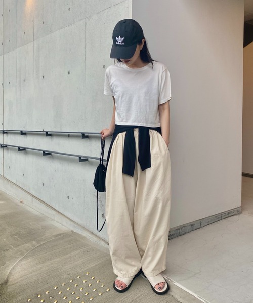 I-SOOK（アイスー） ワイドパンツ チノパン レディース : ZOZOTOWN