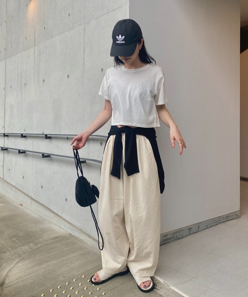I-SOOK（アイスー） ワイドパンツ チノパン レディース : ZOZOTOWN
