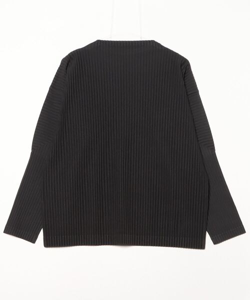 HOMME PLISSE ISSEY MIYAKE 「HOMME MIYAKE」 長袖Tシャツ - ブラック 