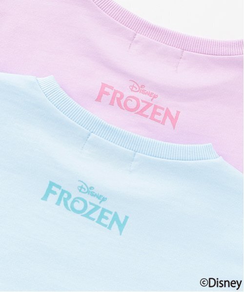 minimal トレーナー 「FROZEN」裏毛裾フリルプルオーバー キッズ