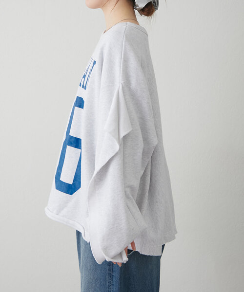 etsinta tシャツ 「etsinta」リメイクフリルオーバースウェット