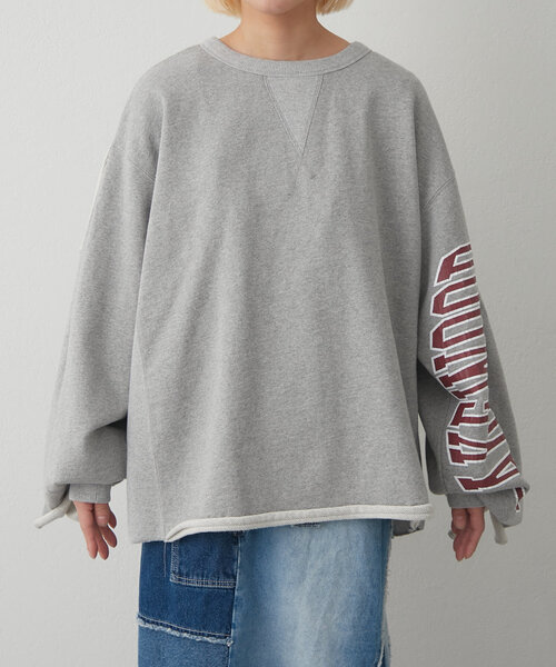 【美品】etsinta リメイクフリルスウェット CIAOPANIC TYPY｜【etsinta】リメイクフリルオーバースウェット