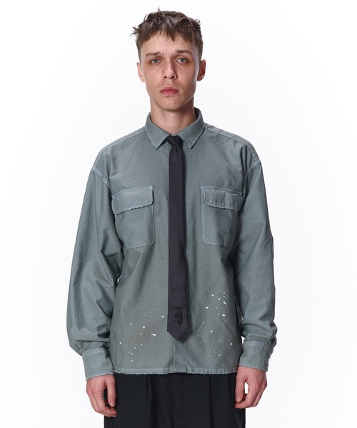 JieDa（ジエダ） シャツ PIGMENT PAINTING SHIRT メンズ レディース
