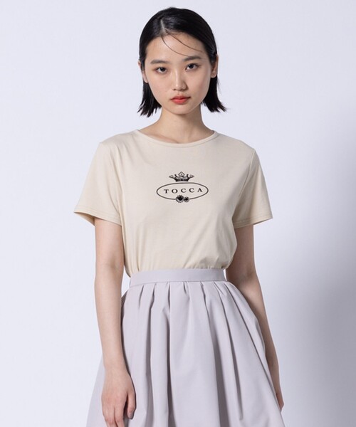 TOCCA（トッカ） tシャツ 半袖 HALLMARK FLOCKY LOGO TEE Tシャツ