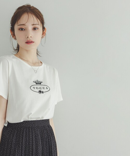 TOCCA（トッカ） tシャツ 半袖 HALLMARK FLOCKY LOGO TEE Tシャツ
