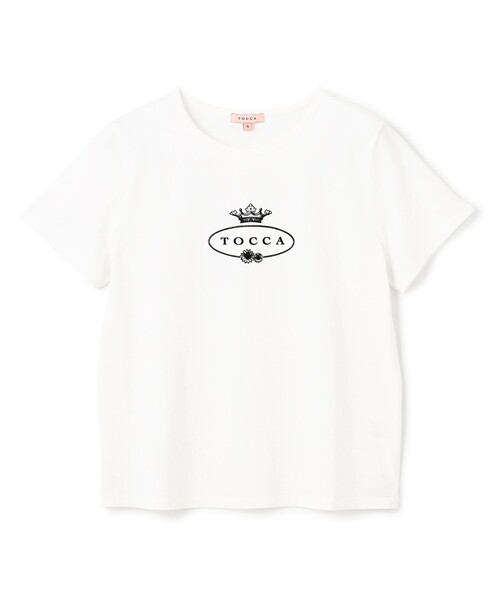 TOCCA（トッカ） tシャツ 半袖 HALLMARK FLOCKY LOGO TEE Tシャツ