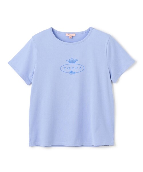 TOCCA - シャツ TOCCA（トッカ） tシャツ 半袖 HALLMARK FLOCKY LOGO TEE Tシャツ