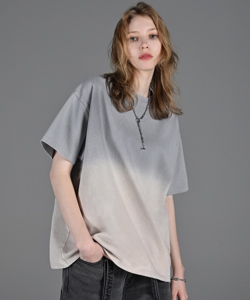 tシャツ vintage design gradation relax fit T shirt / ヴィンテージデザイングラデーションリラックスフィッ | ADRER | 07