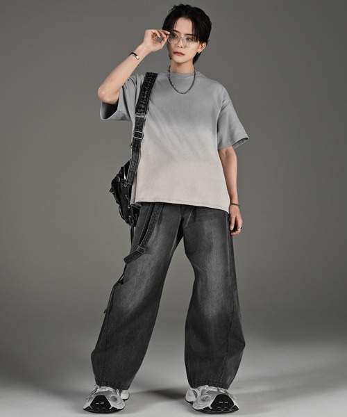 ADRER（アドラー） tシャツ vintage design gradation relax fit T