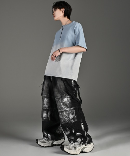 ADRER（アドラー） tシャツ vintage design gradation relax fit T
