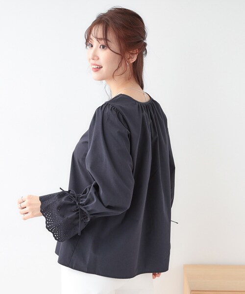 SEOOOCOOKIE レース袖 トップス ブラック S DRESKIP（ドレスキップ 