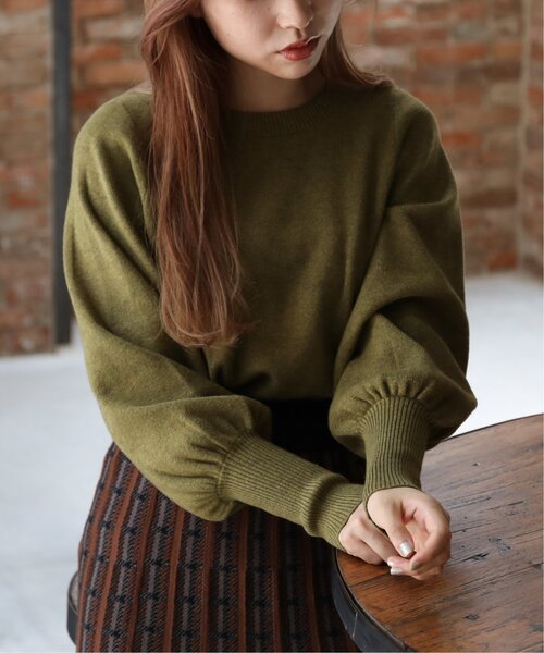 「RAY CASSIN」 長袖ニット FREE パープル レディース_画像2