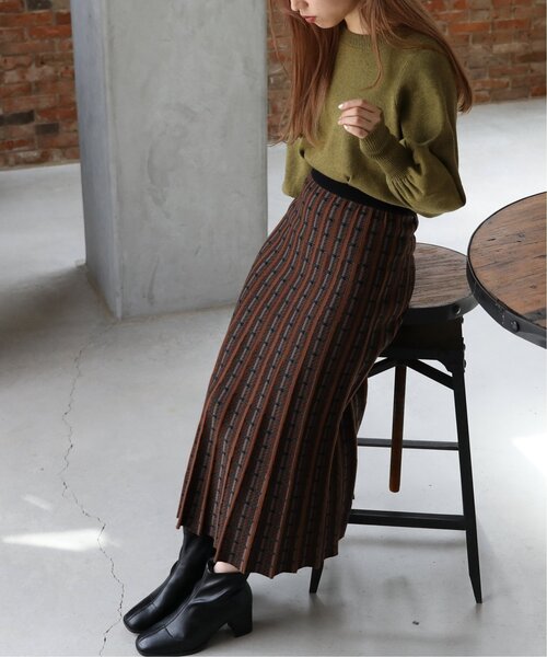 「RAY CASSIN」 長袖ニット FREE パープル レディース_画像5