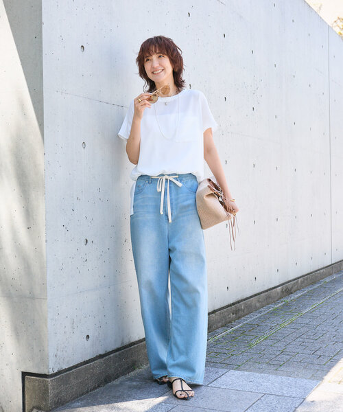 RIVE DROITE ジーンズ デニム デニムパンツ ドロストルーズ