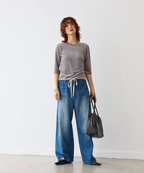 RIVE DROITE ジーンズ デニム デニムパンツ ドロストルーズデニム  