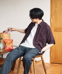 シャツ サラサマ快適シャツ/レギュラーカラー/半袖/286395 メンズ｜ZOZOTOWN Yahoo!店