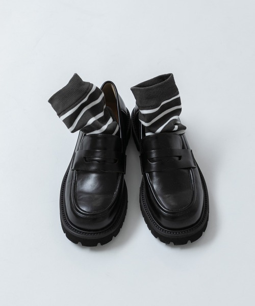 HEILIS（ヘイリス） ローファー トラックソールプレーンローファー