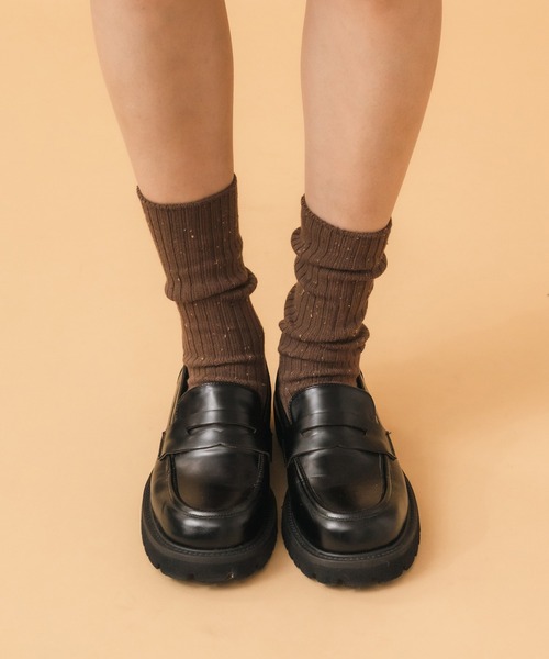 HEILIS（ヘイリス） ローファー トラックソールプレーンローファー