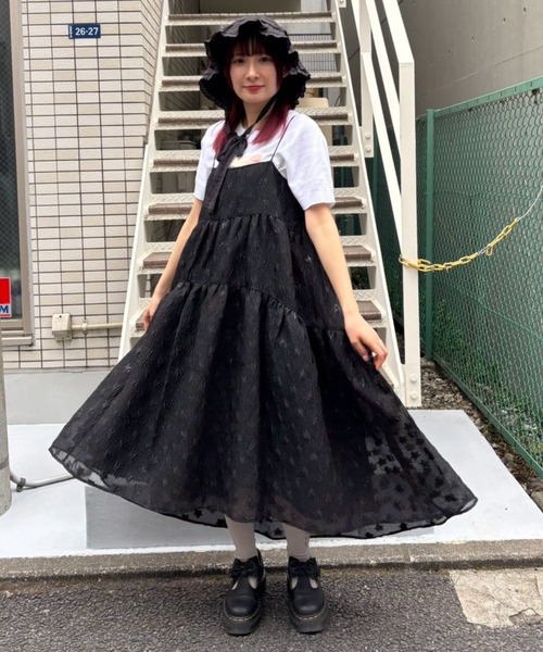 ワンピース candystripper STAR JACQUARD SHEER DRESS Candy Stripper（キャンディーストリッパー） ワンピース STAR