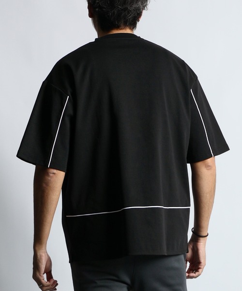 ★韓国の人気★【New era】★BLACK LABEL DOLMAN T-SHIRT.S★ org.jpg