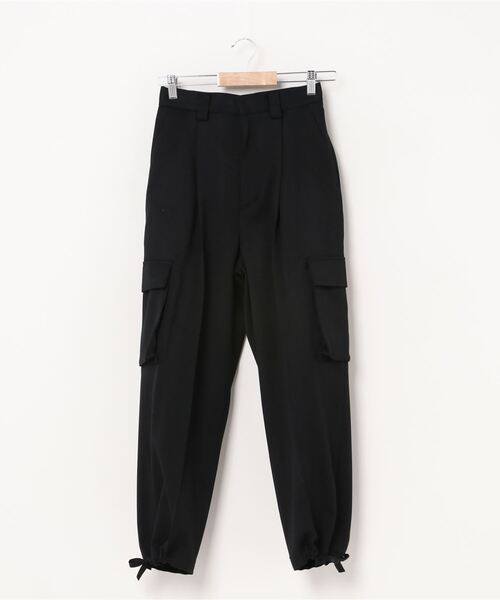 ASTRAET カーゴパンツ　OLIVE サイズ1 ASTRAET - 【OLIVE】【S(0)】<ASTRAET>P/C ツイル スソドロー