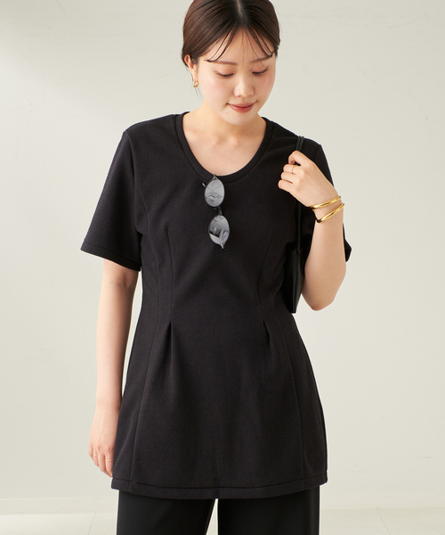 plage フォルムチュニックTEE plage tシャツ フォルム チュニックTシャツ レディース