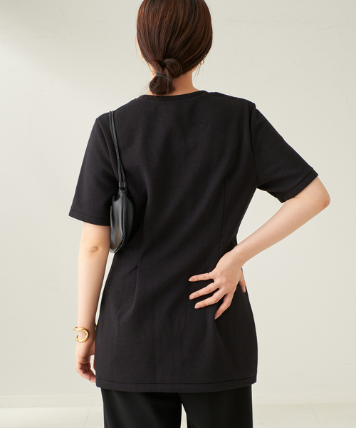 plage tシャツ フォルム チュニックTシャツ レディース