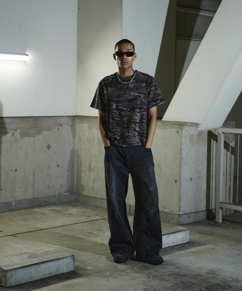ANDER HUNK tシャツ Camouflage Short T-shirt / カモフラージュ