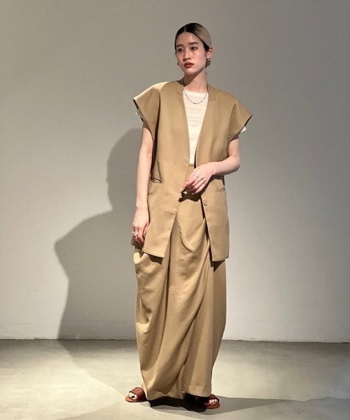 Todayful レディース ベスト・ジレ ベージュ　サイズ36 楽天市場】ベージュ（ブランドトゥデイフル）（ベスト・ジレ