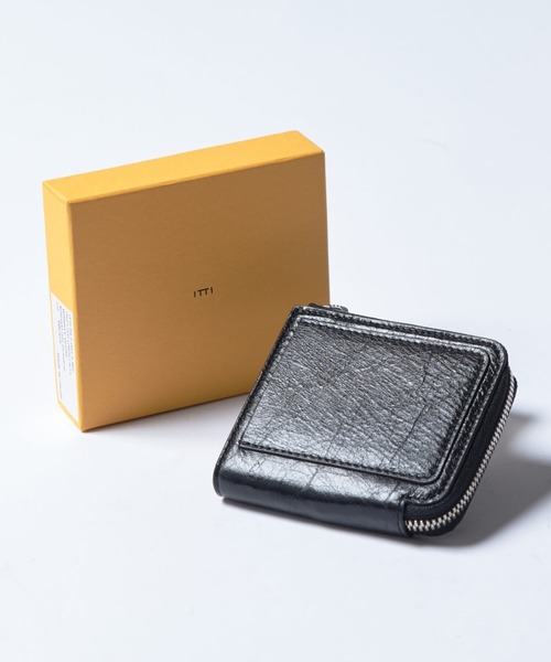 ITTI（イッチ） 財布 「ITTI」wrinkle gloss コンパクトWLT メンズ