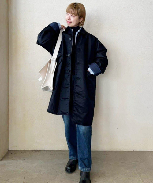 「JOURNAL STANDARD LUXE」 コート - ブラック レディース_画像9