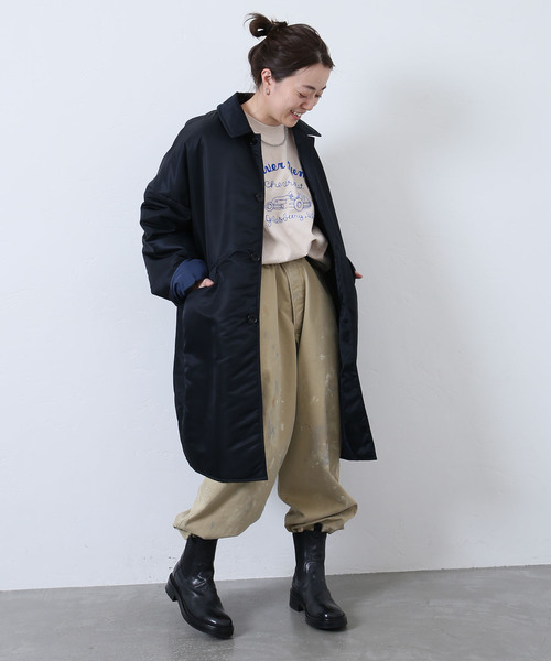 JOURNAL STANDARD LUXE ロングコート 黒 日本製 S JOURNAL STANDARD LUXE（ジャーナルスタンダード ラックス） コート