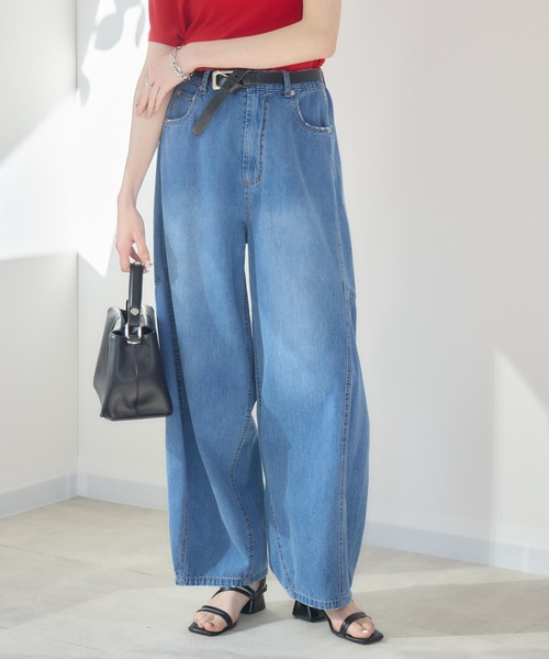 デニム・ジーパン PRESTYLE DIAMANTE CHARM JEANS Paradise Picnic ジーンズ デニム デニムパンツ Dignite Collier