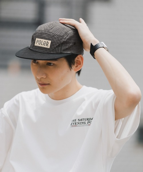 Supreme チェック柄 グレーキャップ　ジェットキャップ Supreme(シュプリーム) / キャップ/グレー/チェック/18SS