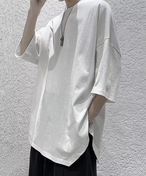 Evo+Revo（エボレボ） tシャツ ”ゆるっとスリット”オーバーサイズ