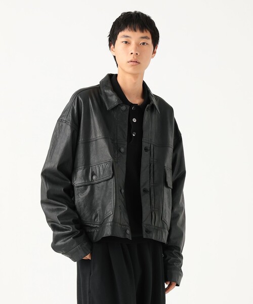 BEAMS GOLF ショートスリーブジャケット 黒　メンズS BEAMS GOLF（ビームス ゴルフ）B.G.THREE / ALL-TIME